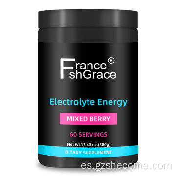 Shecome Electrolyte Powder Berry Hidratación Apoyo energético